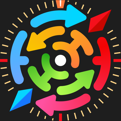 Gyre app icon, dark mode version